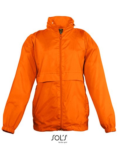 Kids´ Windbreaker Surf – SOL´S in Orange