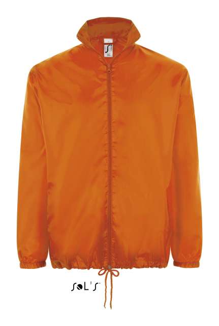 Sol's Shift - Unisex Water Repellent Windbreaker – SOL'S in Orange