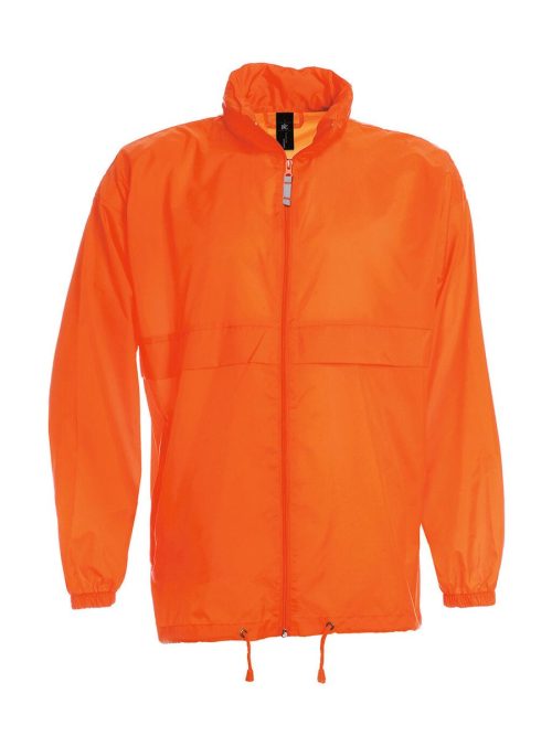 Sirocco Windbreaker JU800 – B&C Outerwear in Orange