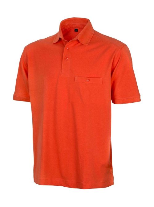 Apex Pocket Polo Shirt – Result Workguard in Orange