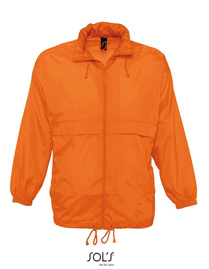 Unisex Windbreaker Surf Jacket – SOL´S in Orange