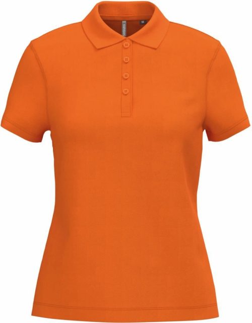 Damen Piqué Polo K 255 – Kariban in Orange