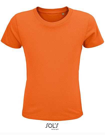 Kids´ Crusader T-Shirt – SOL´S in Orange