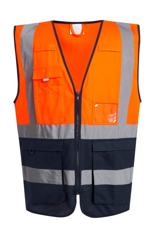 Pro Hi-Vis Executive Vest – Regatta High Visibility in Orange/Navy