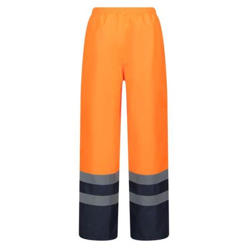 Hi Vis Insulated Overtrouser – Regatta in Orange/Navy