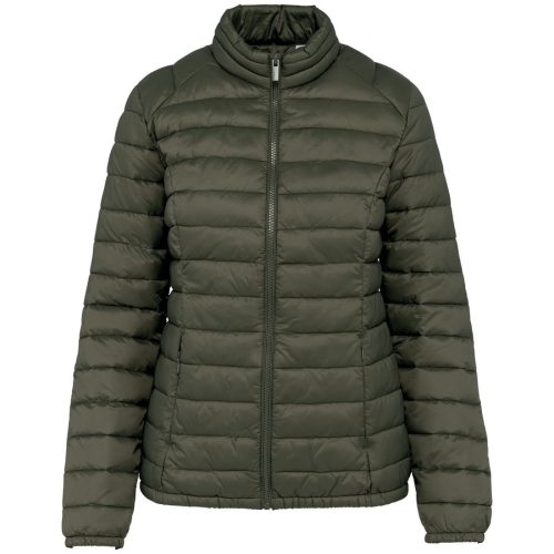 Leichte Damen Steppjacke NS6001 – Native Spirit in Organic Khaki