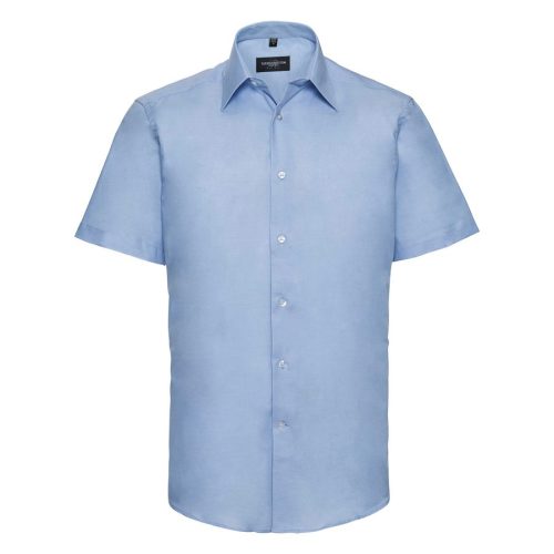 Tailliertes Oxford Hemd -⁠ Kurzarm 0R923M0 – Russell in Oxford Blue