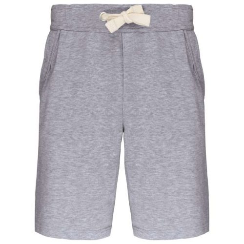 Unisex French Terry Bermuda Shorts – Kariban in Oxford Grey