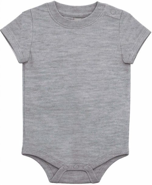 Baby Body kurzarm K 831 – Kariban in Oxford Grey