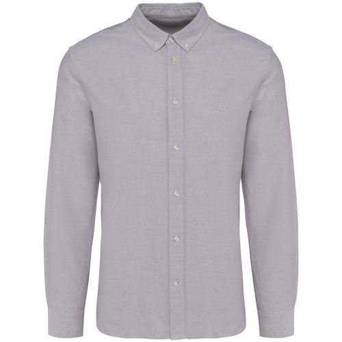 Oxford-Herrenhemd mit langen Ärmeln PK503 – Kariban Premium in Oxford Mastic