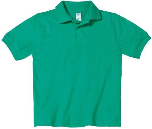 Kinder Piqué Polo Safran /kids – B&C in Pacific Green