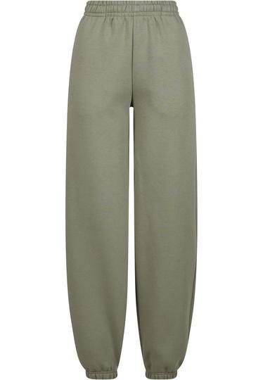 Ladies Fluffy Sweatpants – Build Your Brand in Pale Olive