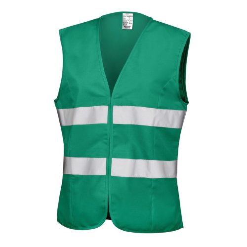 Womens Hi-Viz Tabard R334F – Result in Paramedic Green