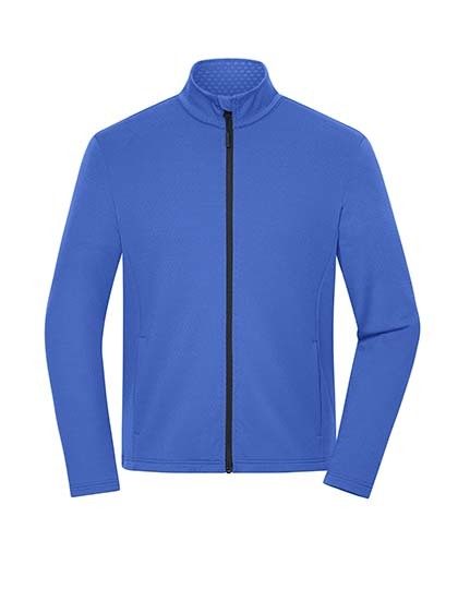 Men´s Sports Structured Fleece Jacket – Daiber in Peacock Blue