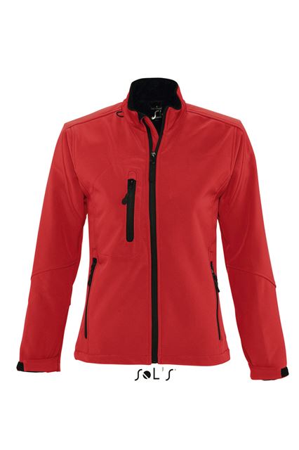 Sol's Roxy - Women's Softshell Zipped Jacket – SOL'S in Pepper Red