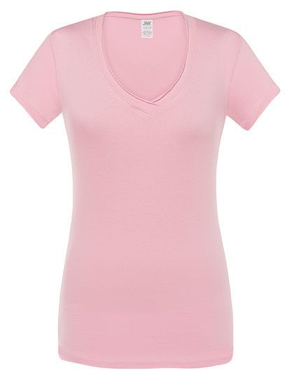 Ladies´ V-Neck Sicilia – JHK in Pink
