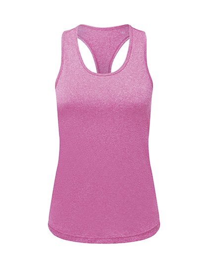 Women´s Recycled Performance Slim Racer Back Vest – TriDri® in Pink Melange