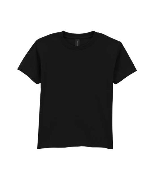 Softstyle™ Midweight Youth T-Shirt – Gildan in Pitch Black