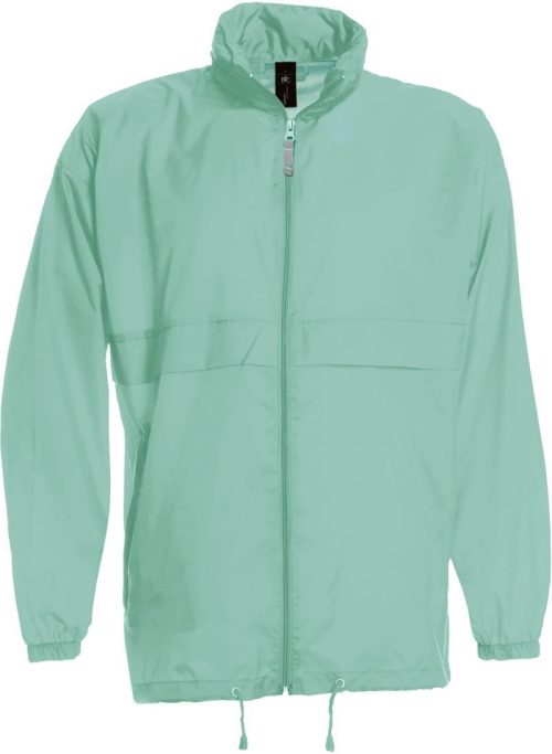 Ungefütterter Windbreaker Sirocco – B&C in Pixel Turquoise