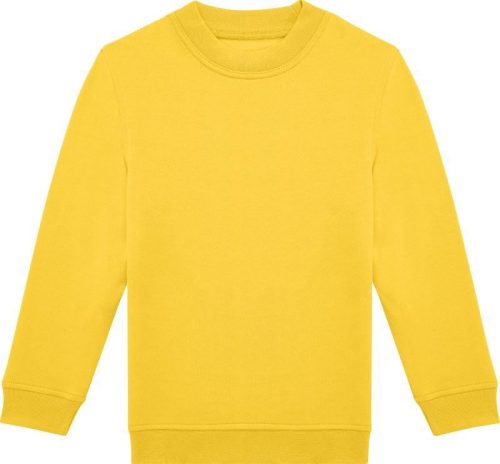 Kinder Sweater ID.332 Crew /kids – B&C in Pop Yellow