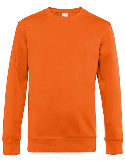KING Crew Neck Sweat_° – B&C BE INSPIRED in Pure Orange