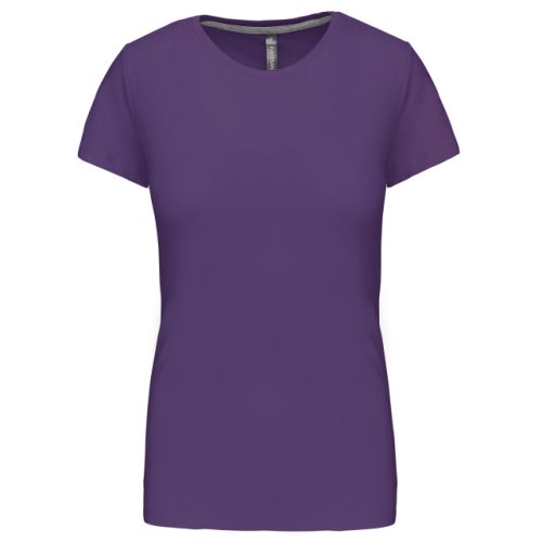 Ladies' Short Sleeve Crew Neck T-Shirt – Kariban in Purple