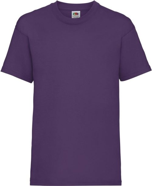 Kinder T-Shirt Kids Valueweight T – Fruit of the Loom in Purple
