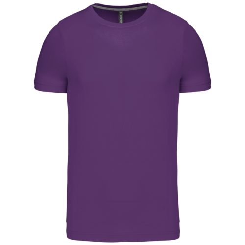 Short-Sleeved Crew Neck T-Shirt – Kariban in Purple