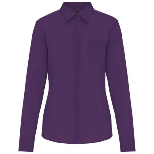 Jessica - Ladies' Long-Sleeved Shirt – Kariban in Purple