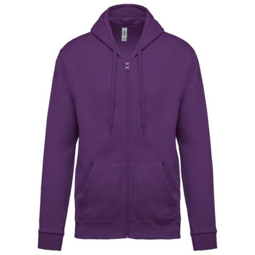 Full Zip Hooded Sweatshirt – Kariban in Purple