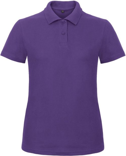 Damen Piqué Polo ID.001 /women – B&C in Purple