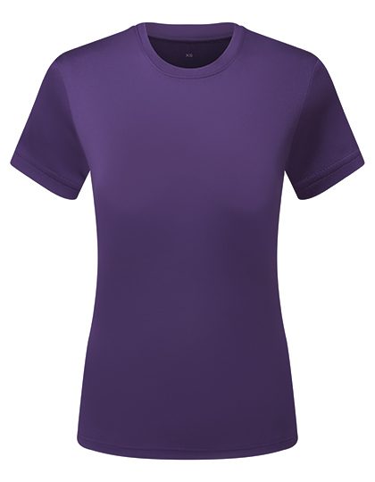 Women’s TriDri® Ion-Charge recycled textured tee – TriDri® in Purple