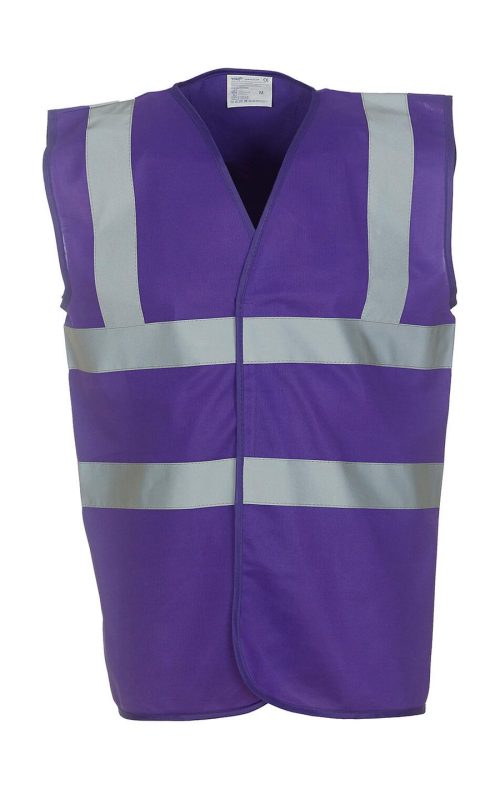 Fluo 2 Band+Brace Waistcoat HVW100P – Yoko in Purple