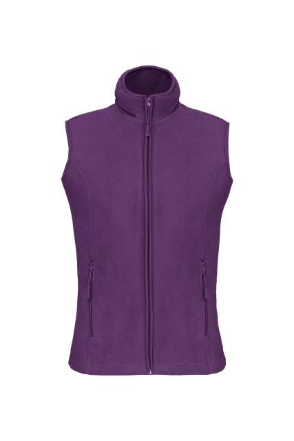 Melodie - Ladies' Microfleece Gilet – Kariban in Purple