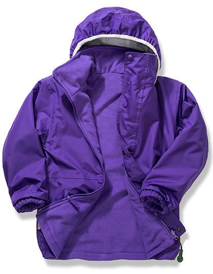 Junior Stormdri 6000 Recycled Coat – Result Recycled in Purple/Purple