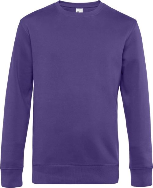 Herren Sweater KING Crew Neck_° – B&C in Radiant Purple