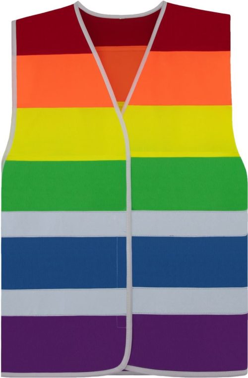 Warnweste "Pride" NAT – PRIDE – Korntex in Rainbow