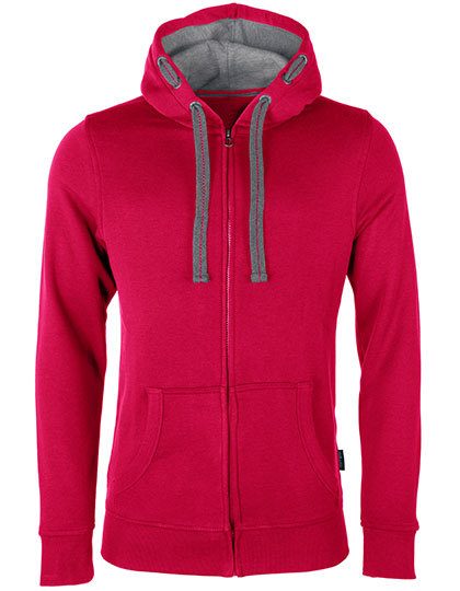 Men´s Hooded Jacket – HRM in Raspberry