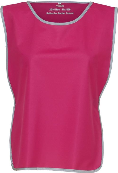 Hi-Vis Tabard HVJ 259 – Yoko in Raspberry