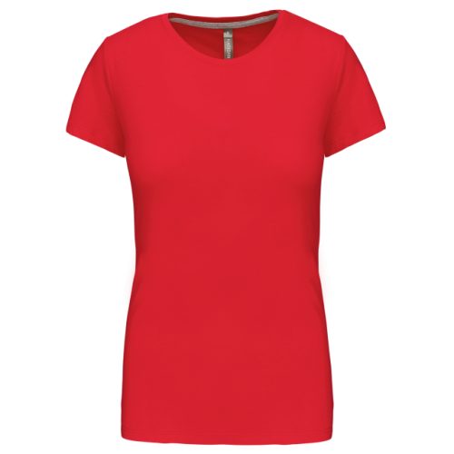 Ladies' Short Sleeve Crew Neck T-Shirt – Kariban in Red