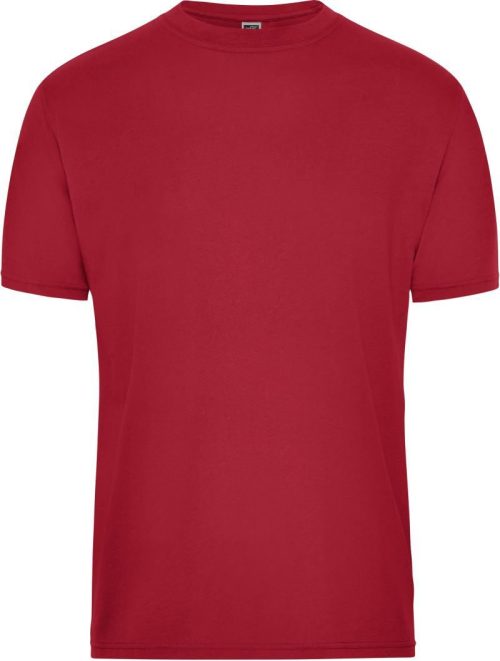 Herren Bio Workwear T-Shirt - Solid JN 1808 – Daiber in Red