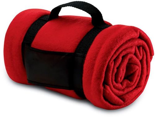 Fleece Decke Stavenger – SOL'S in Red