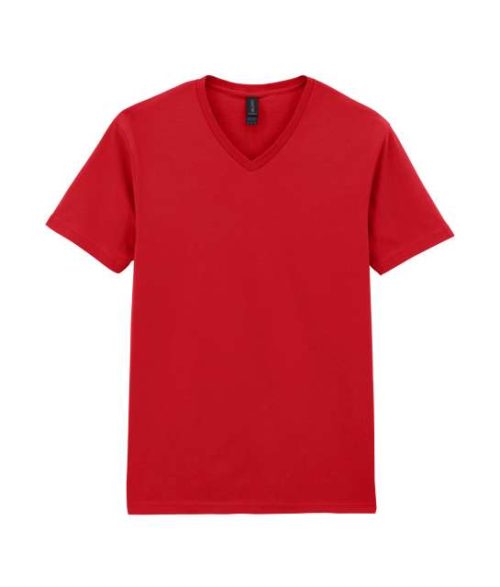 Softstyle™ Adult V-Neck T-Shirt – Gildan in Red