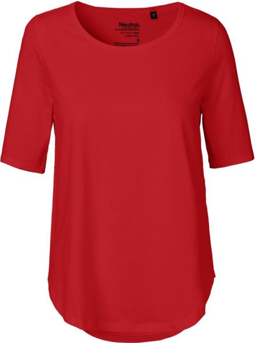Damen T-Shirt "Loose Fit" O 81004 – Neutral in Red