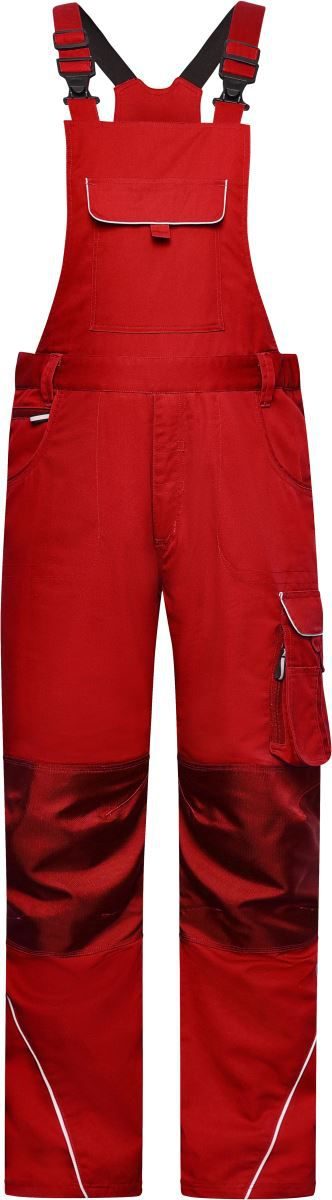 Workwear Latzhose - Solid JN 879 (42-60) – Daiber in Red