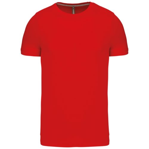 Short-Sleeved Crew Neck T-Shirt – Kariban in Red