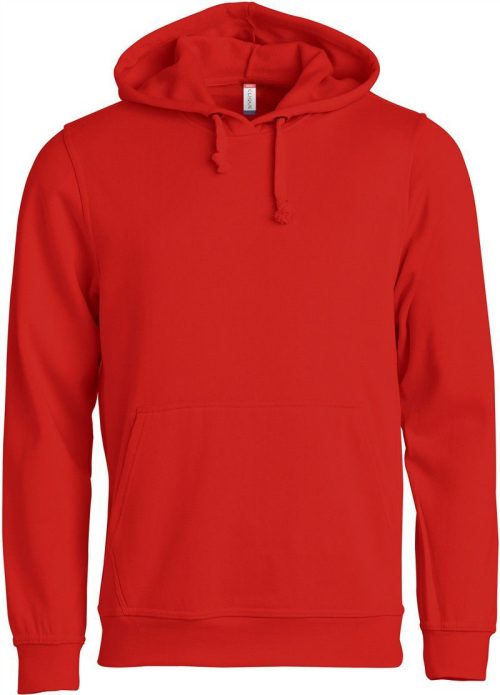 Unisex Kapuzen Sweater Basic Hoody – Clique in Red