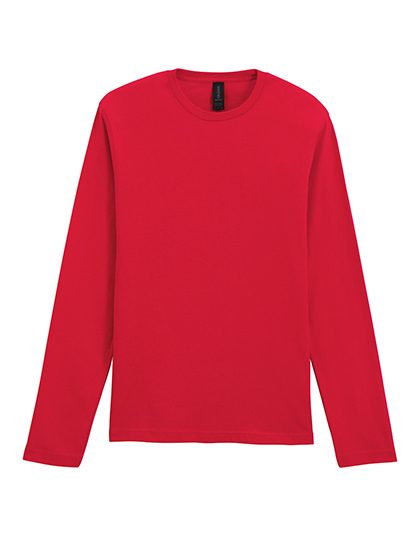 Softstyle® Adult Long Sleeve T-Shirt – Gildan in Red