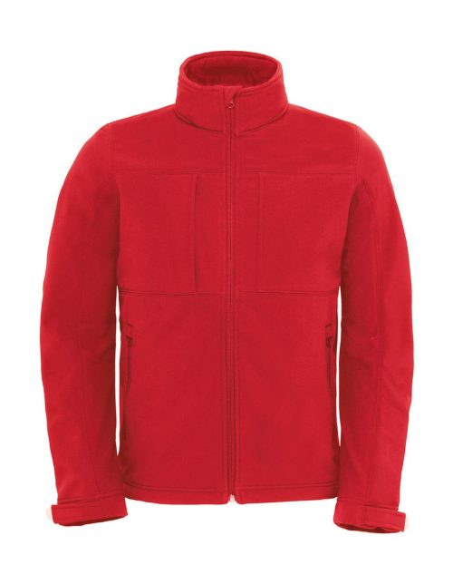 Hooded Softshell/men JM950 – B&C Outerwear in Red