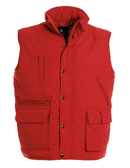 Unisex Bodywarmer Explorer – B&C COLLECTION in Red